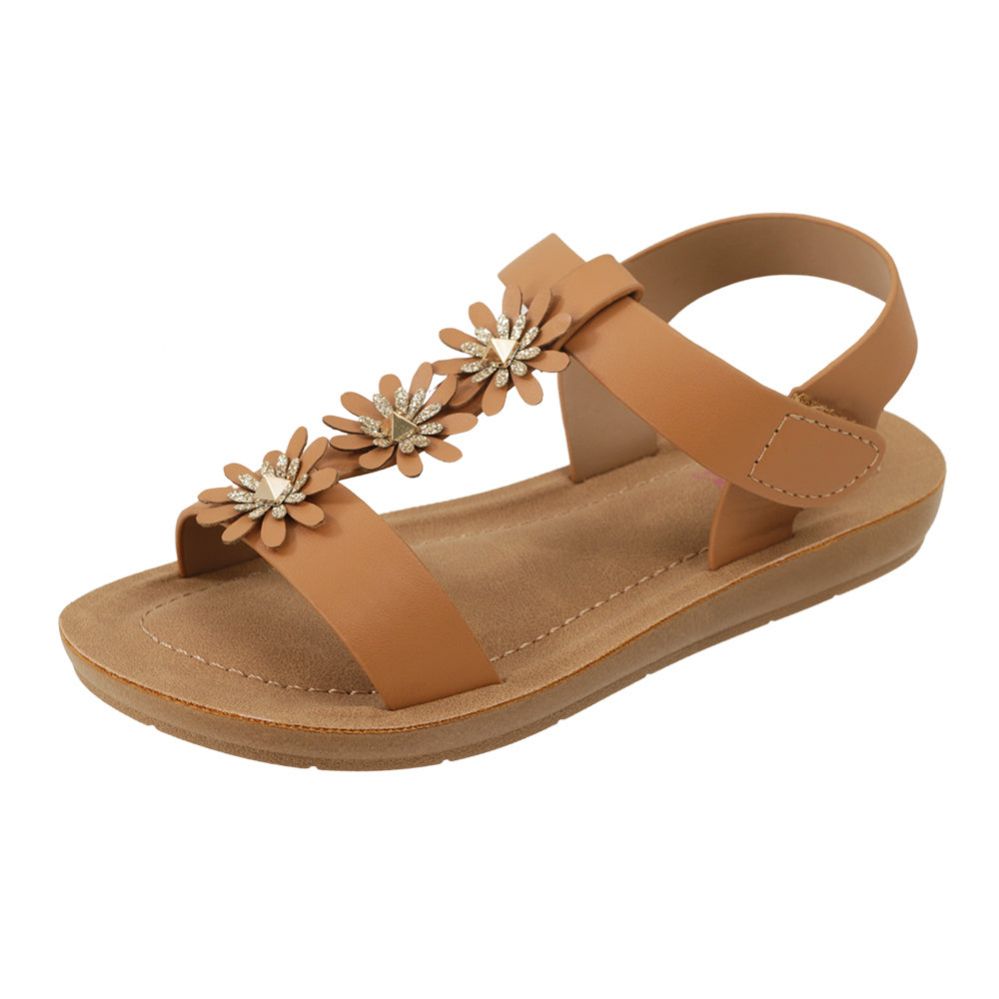 Wholesale Footwear Girl's Sandals Brown