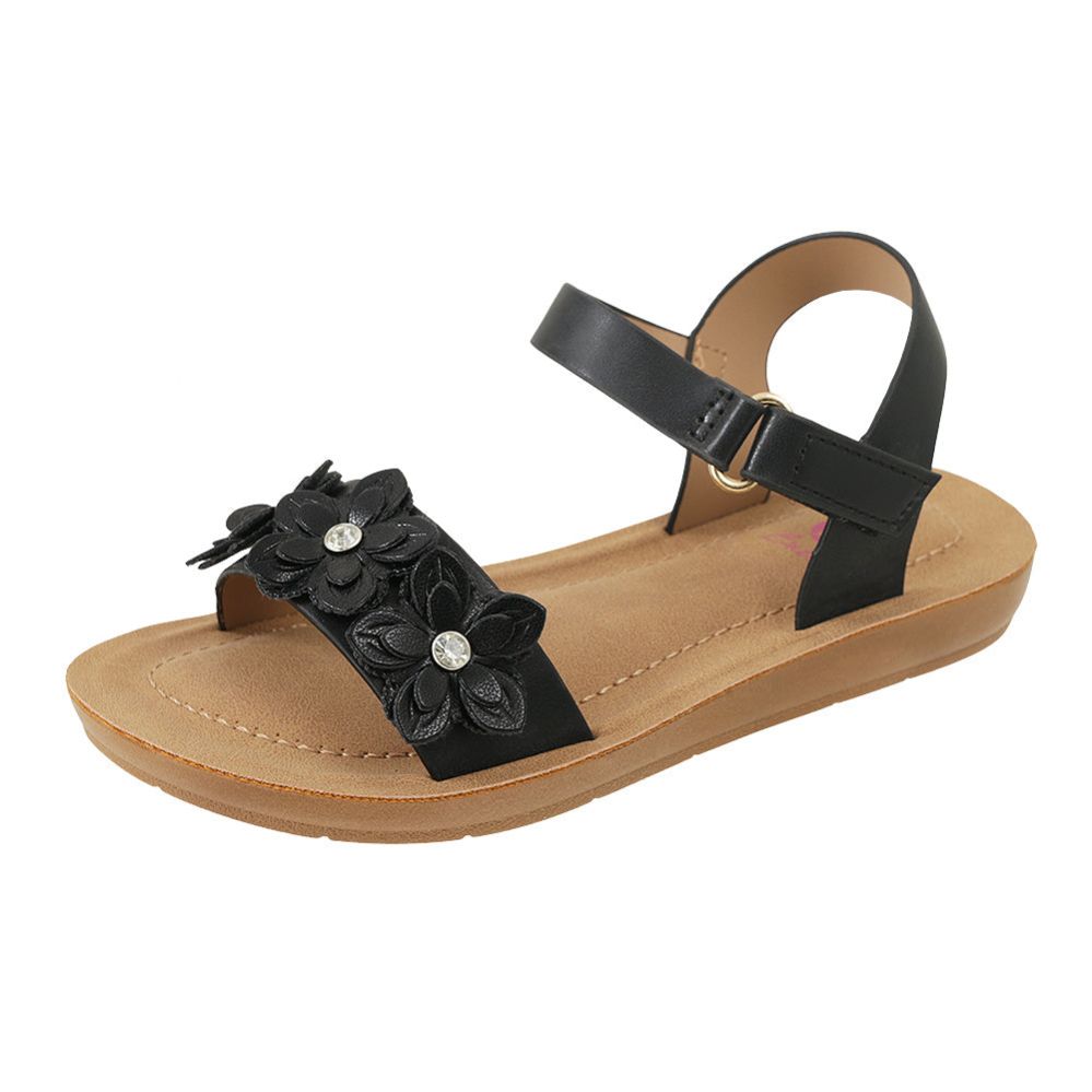 Wholesale Footwear Girl's Sandals Black