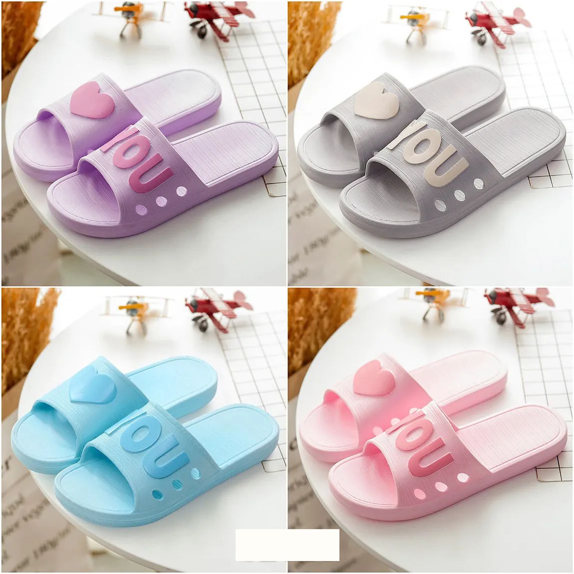 Wholesale Footwear Womens Slipper Summer Soft Cushion 60 Pairs