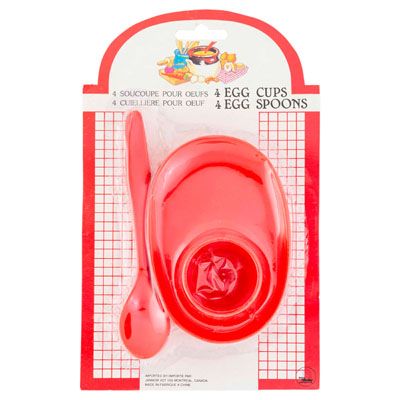 Wholesale Footwear Egg Cups & Spoons 8pc
