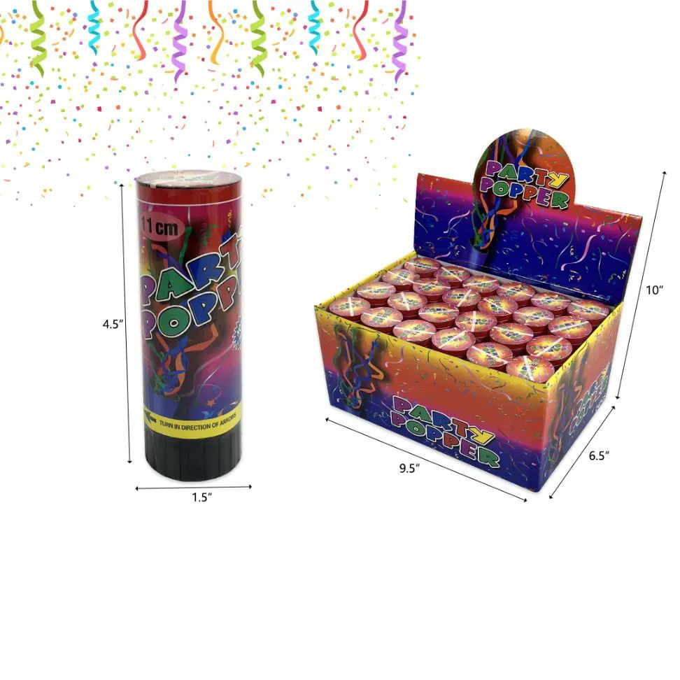 Wholesale Footwear 5 Inch Party Popper