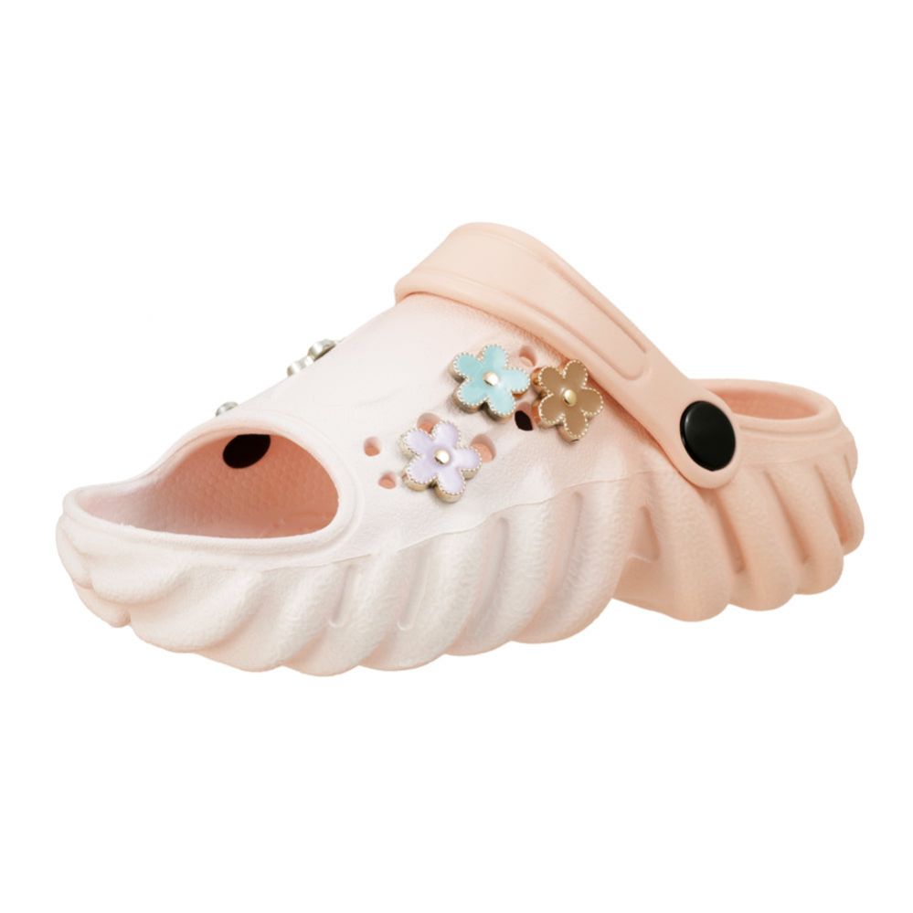 Wholesale Footwear Little Girl's Charm Sandal Peach