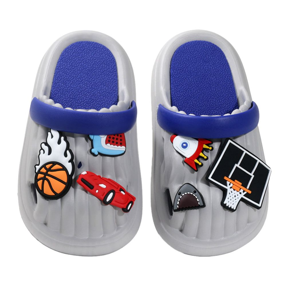 Wholesale Footwear Toddler Boy's Charm Clog Gray