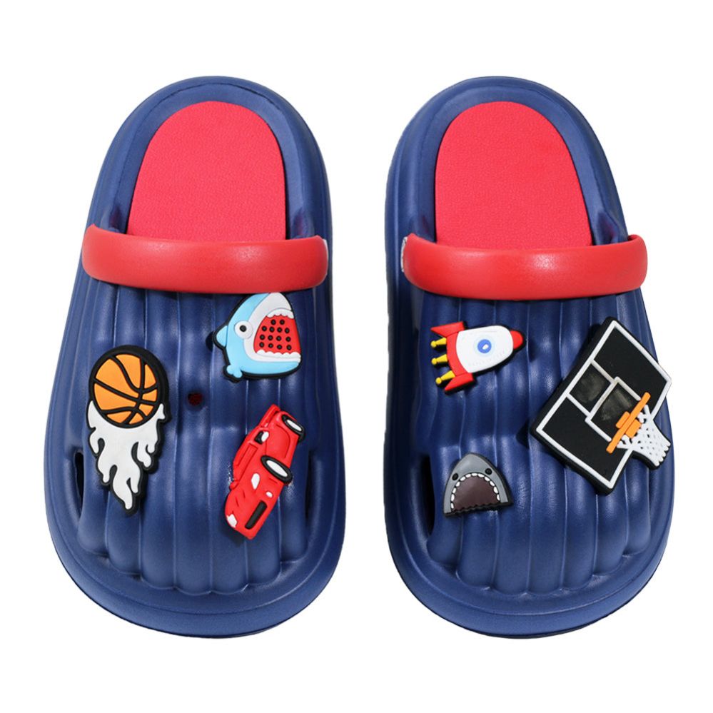 Wholesale Footwear Toddler Boy's Charm Clog Navy