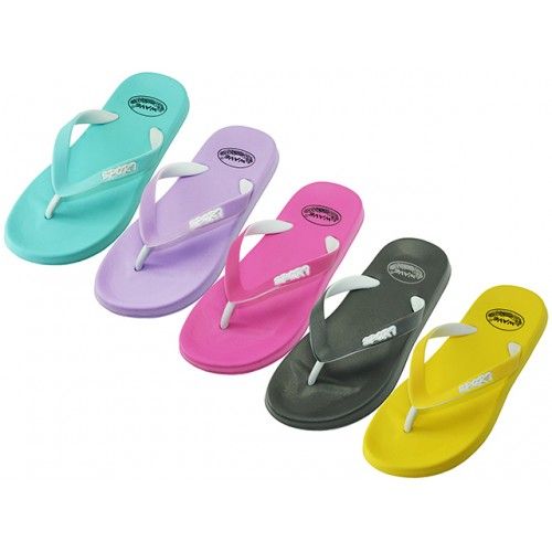 Wholesale Footwear Youth's "wave" Super Soft Rubber Thong Sandals