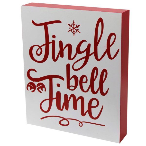 Wholesale Footwear Jingle Bell Time Christmas Wall Decor