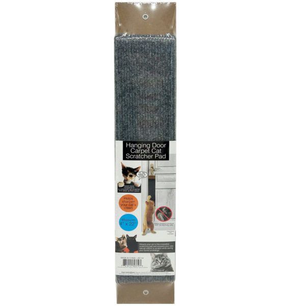 Wholesale Footwear 22 inch X 4 inch Hanging Door Carpet Cat Scratcher