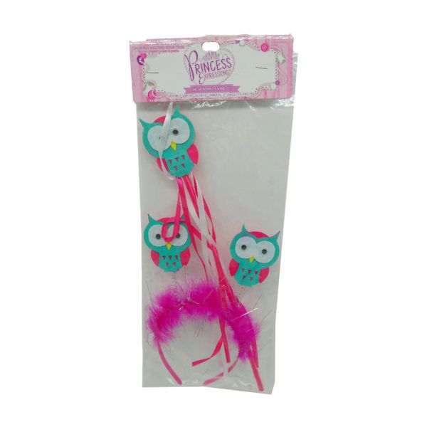 Wholesale Footwear 2 Piece Owl Bopper Headband & Wand Set