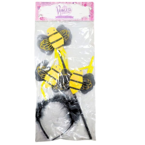 Wholesale Footwear 2 Piece Bumblebee Bopper Headband & Wand Set