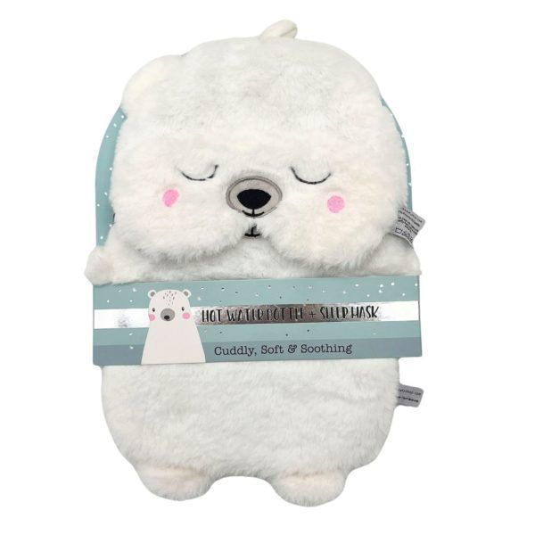 Wholesale Footwear Polar Bear Holder Warming Bottle & Sleep Mask