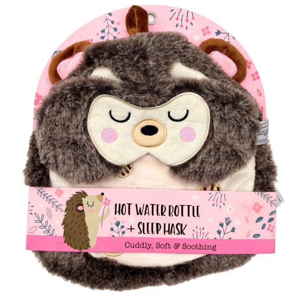 Wholesale Footwear Hedgehog Holder Warming Bottle & Sleep Mask