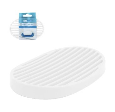 Wholesale Footwear Ch Soap Dish Saver White 3.5x5x0.59in