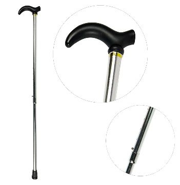 Wholesale Footwear Metal Cane 34.25 Tall