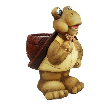 Wholesale Footwear Bh Polyresin Turtle Pot 17.32in