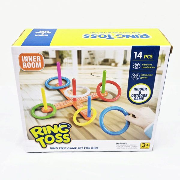 Wholesale Footwear Colorful Ring Toss Game For Kids