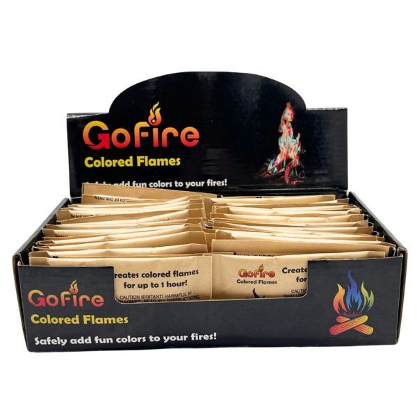 Wholesale Footwear Go Fire Colored Flames Packet In Countertop Display