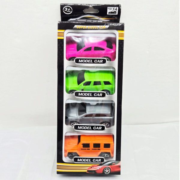 Wholesale Footwear 4 Multicolor Car Models Toys