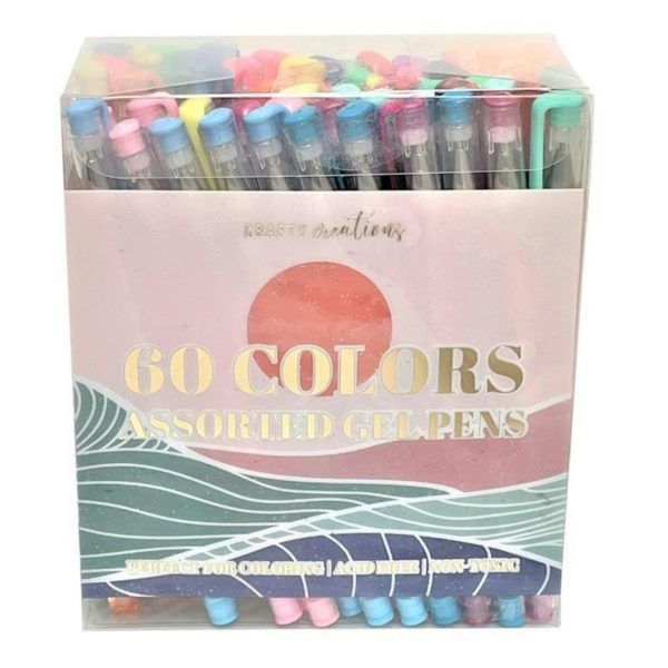Wholesale Footwear 60 Pastel And Light Colorful Gel Pens