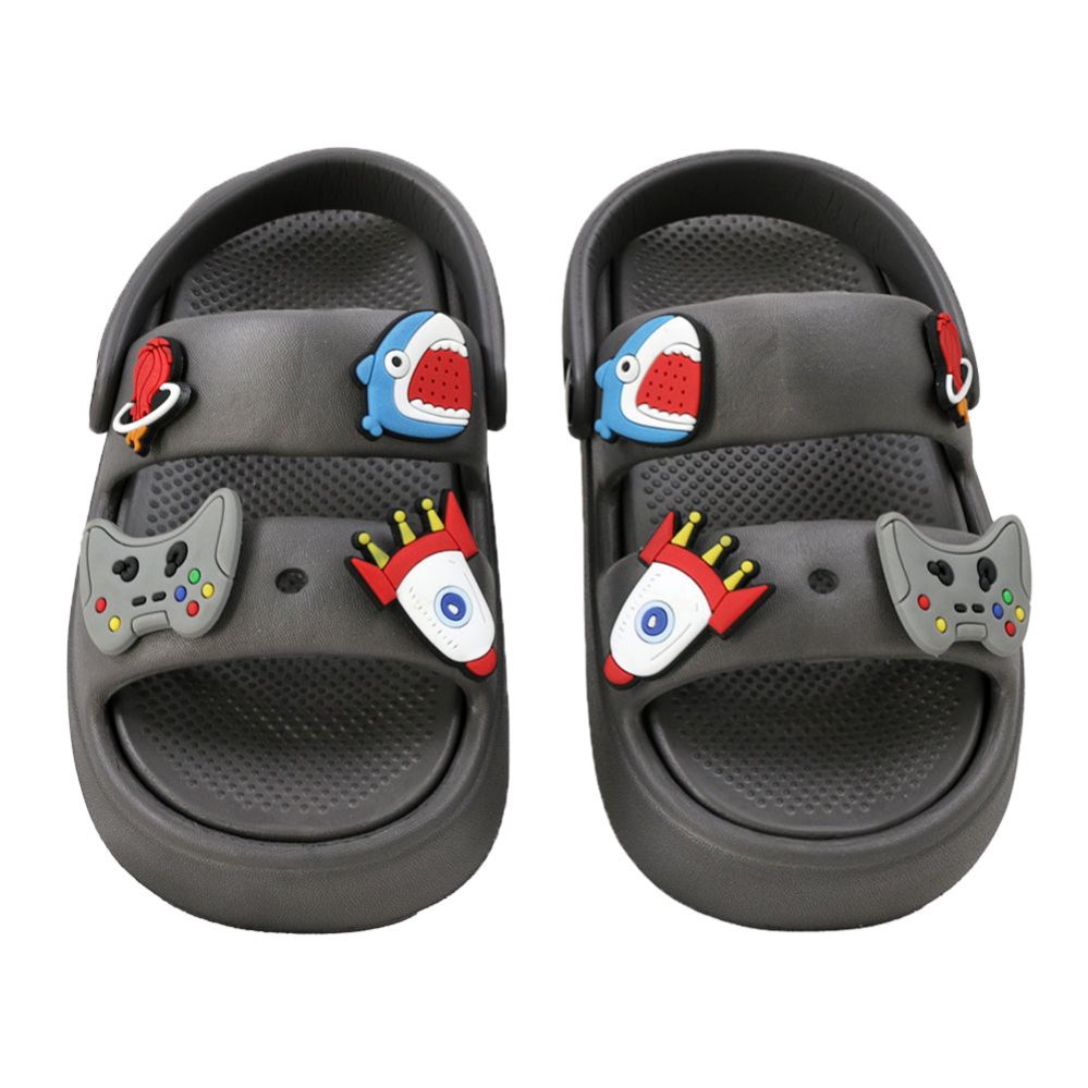 Wholesale Footwear Little Boy's Charm Sandals Gray