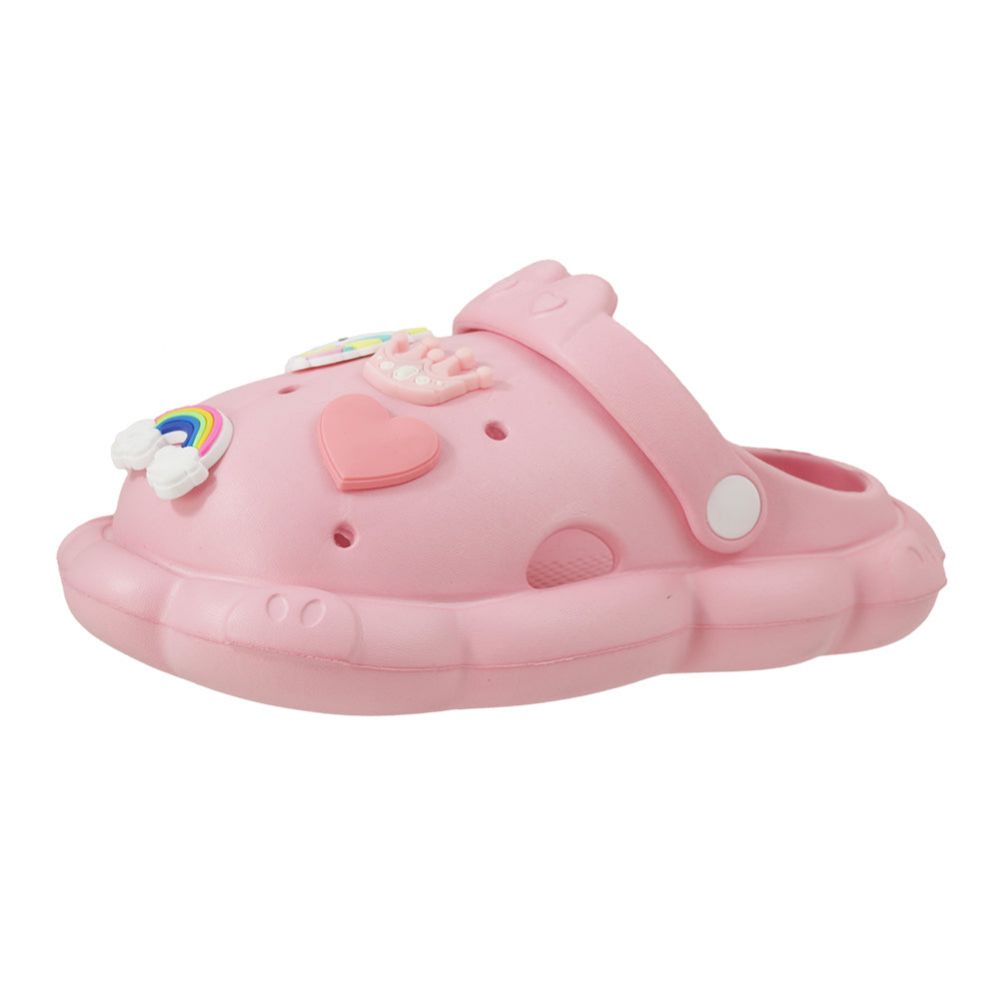 Wholesale Footwear Toddler's Girl's Charm Clog Pink