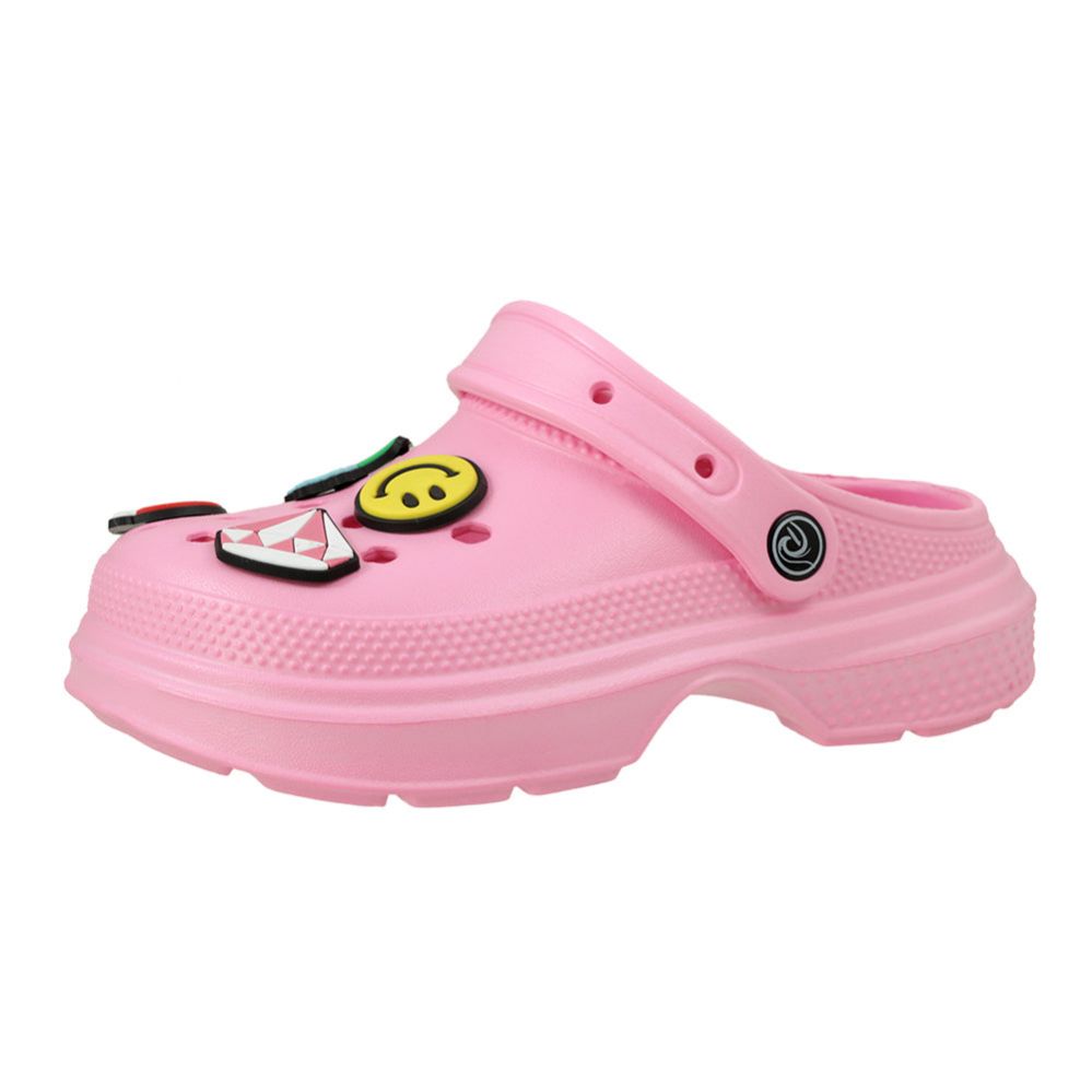 Wholesale Footwear Girl's Charm Clog Pink