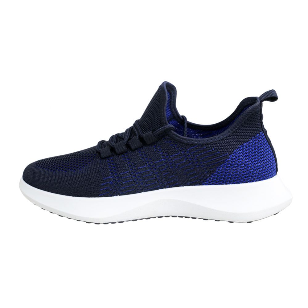 Wholesale Footwear Men's Knit Sneaker Navy