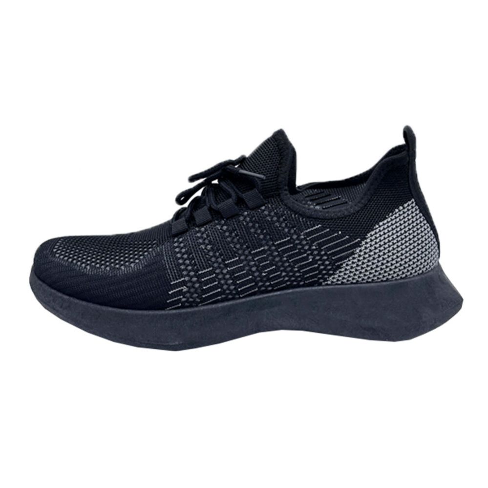 Wholesale Footwear Men's Knit Sneaker Black