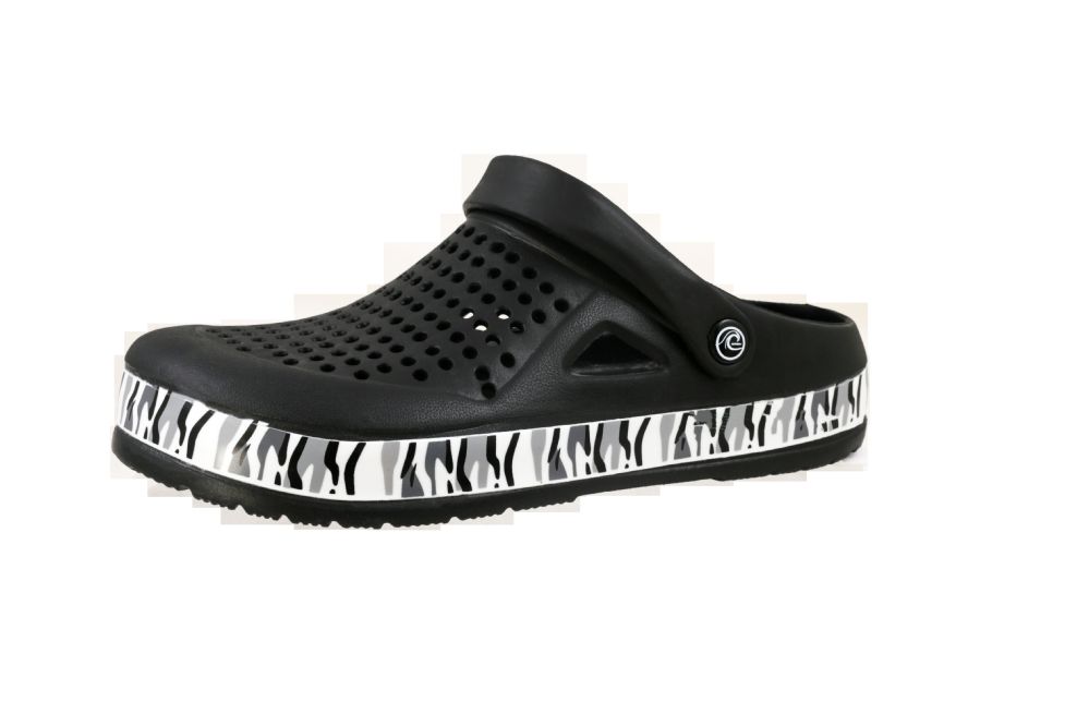 Wholesale Footwear Men's Animal Clog Black