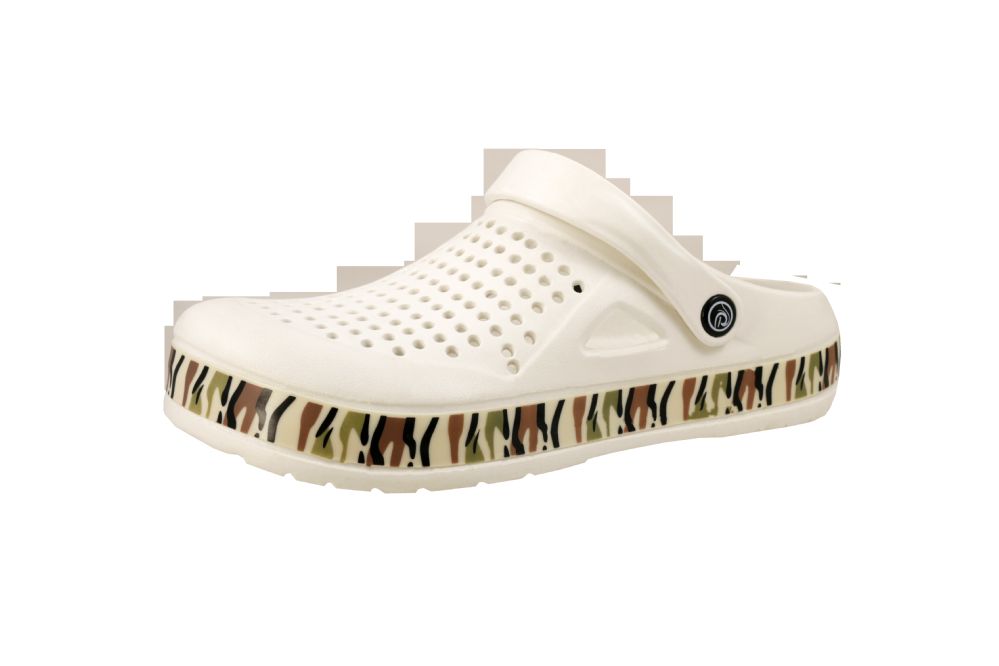 Wholesale Footwear Men's Animal Clog White