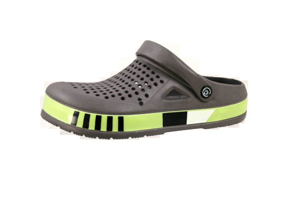 Wholesale Footwear Men's Abstract Clog Gray