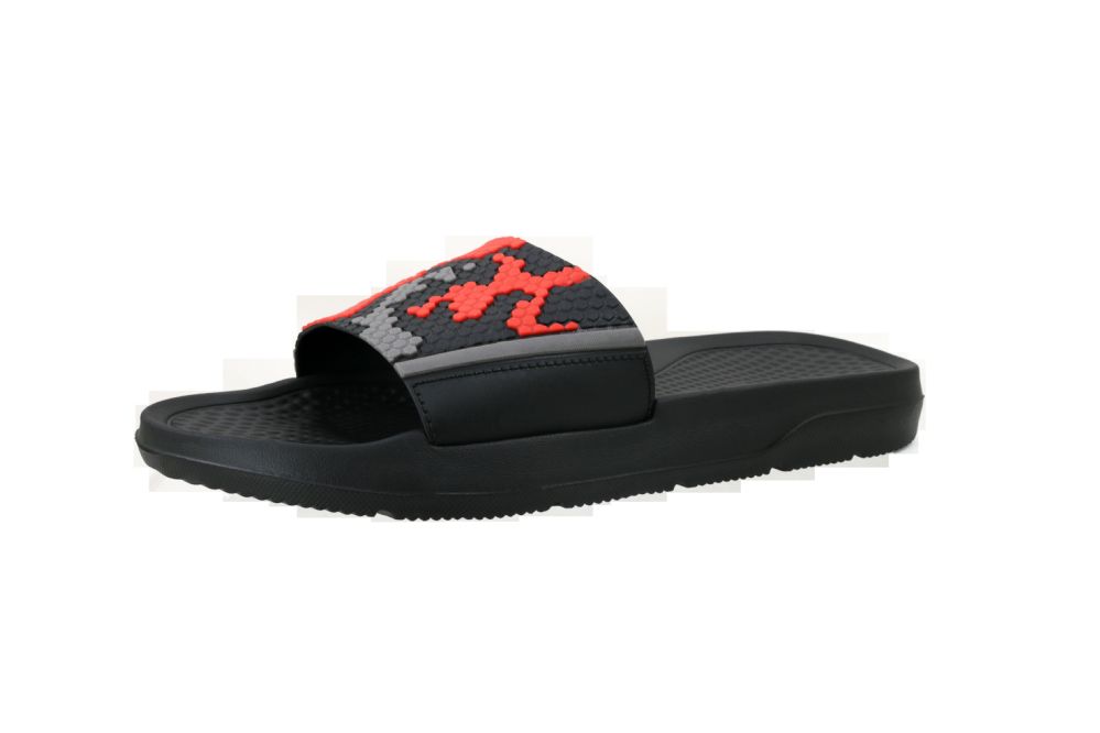 Wholesale Footwear Men's Stripe Black&red