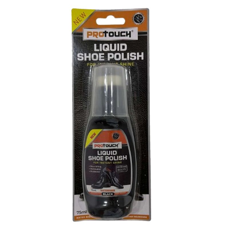 Wholesale Footwear 75ml Liquid Shoe Polish Black