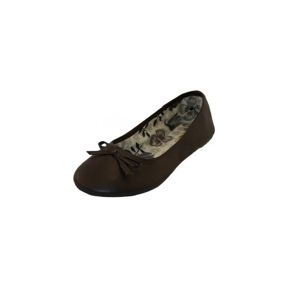 Wholesale Footwear Women's Ballet Flats ( Dark Brown Color Only)