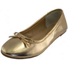 Wholesale Footwear Women's Ballet Flats Gold Color Only