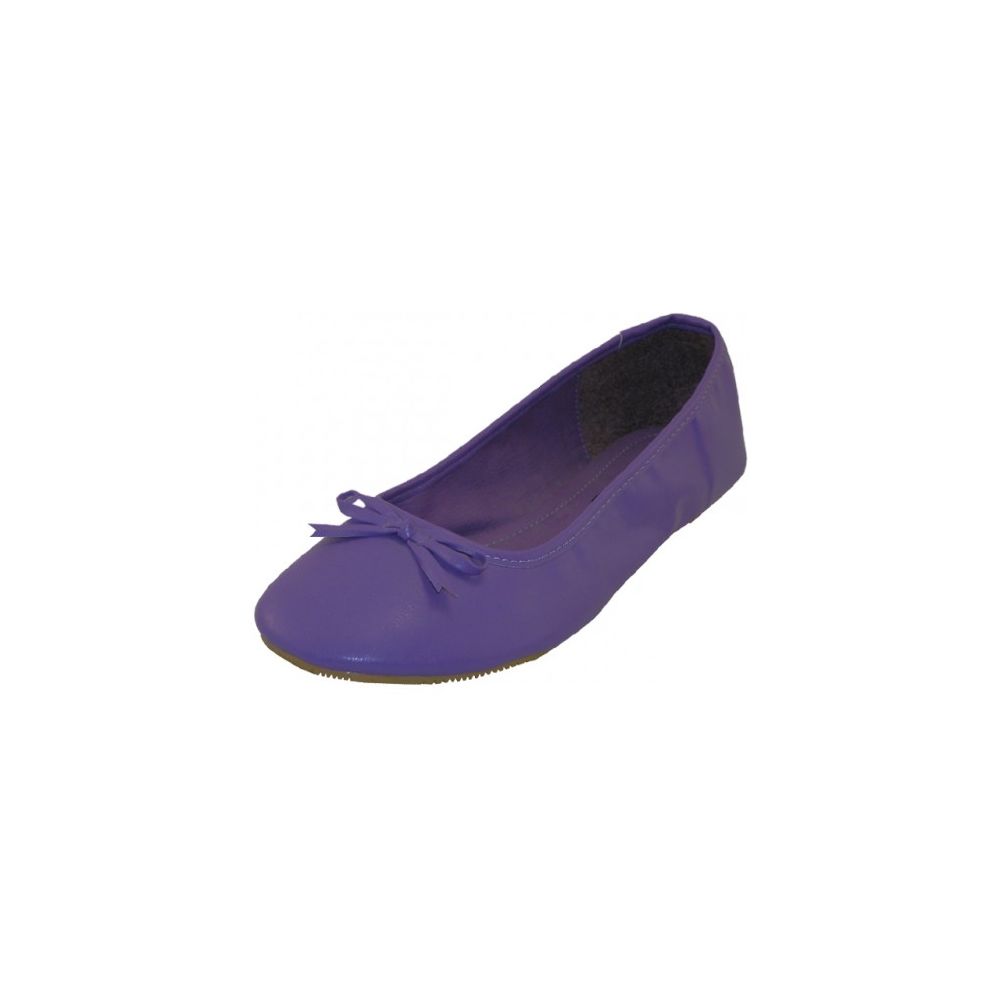Wholesale Footwear Women's Ballet Flats Purple Color Only