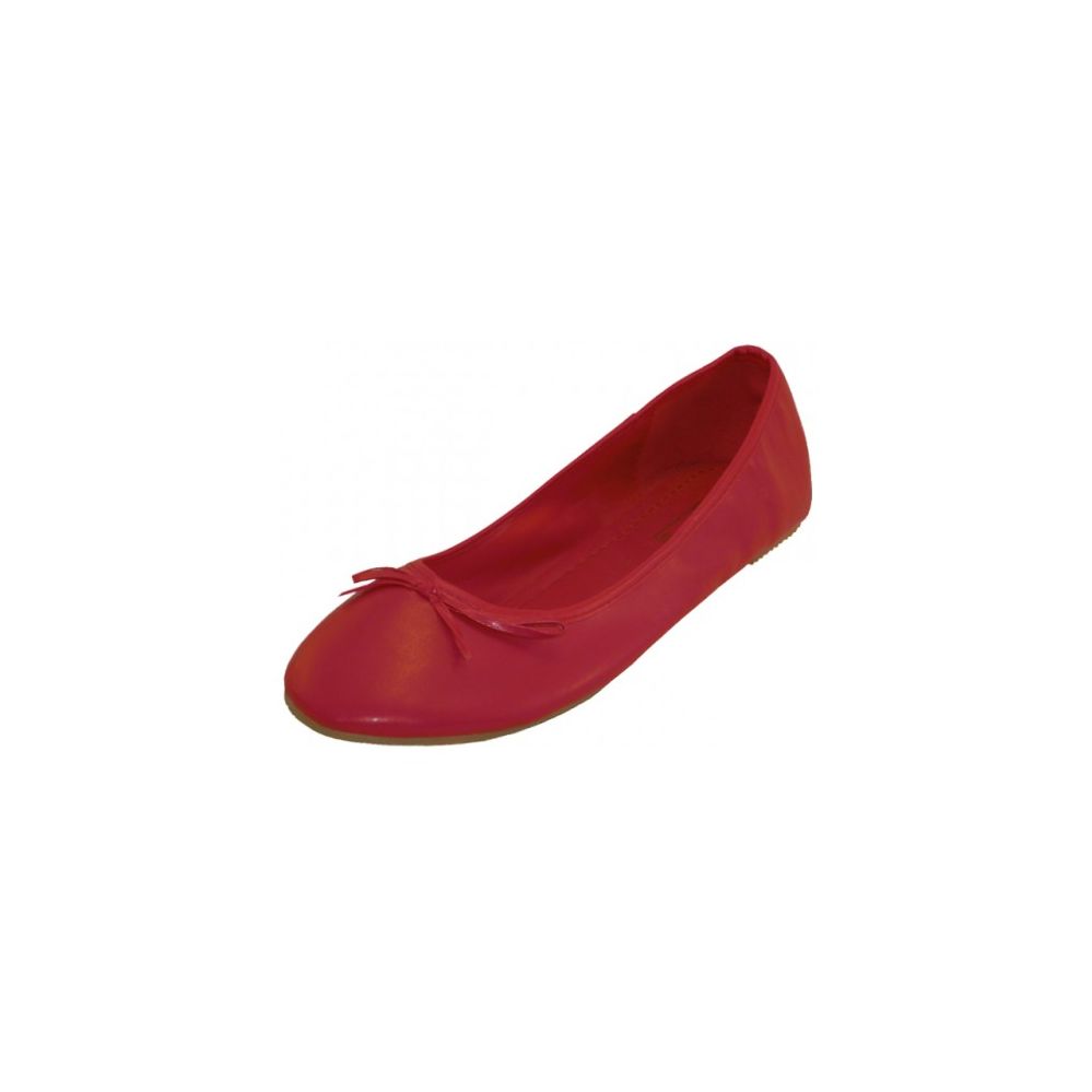 Wholesale Footwear Wholesale Women's Ballet Flats Red Color Only