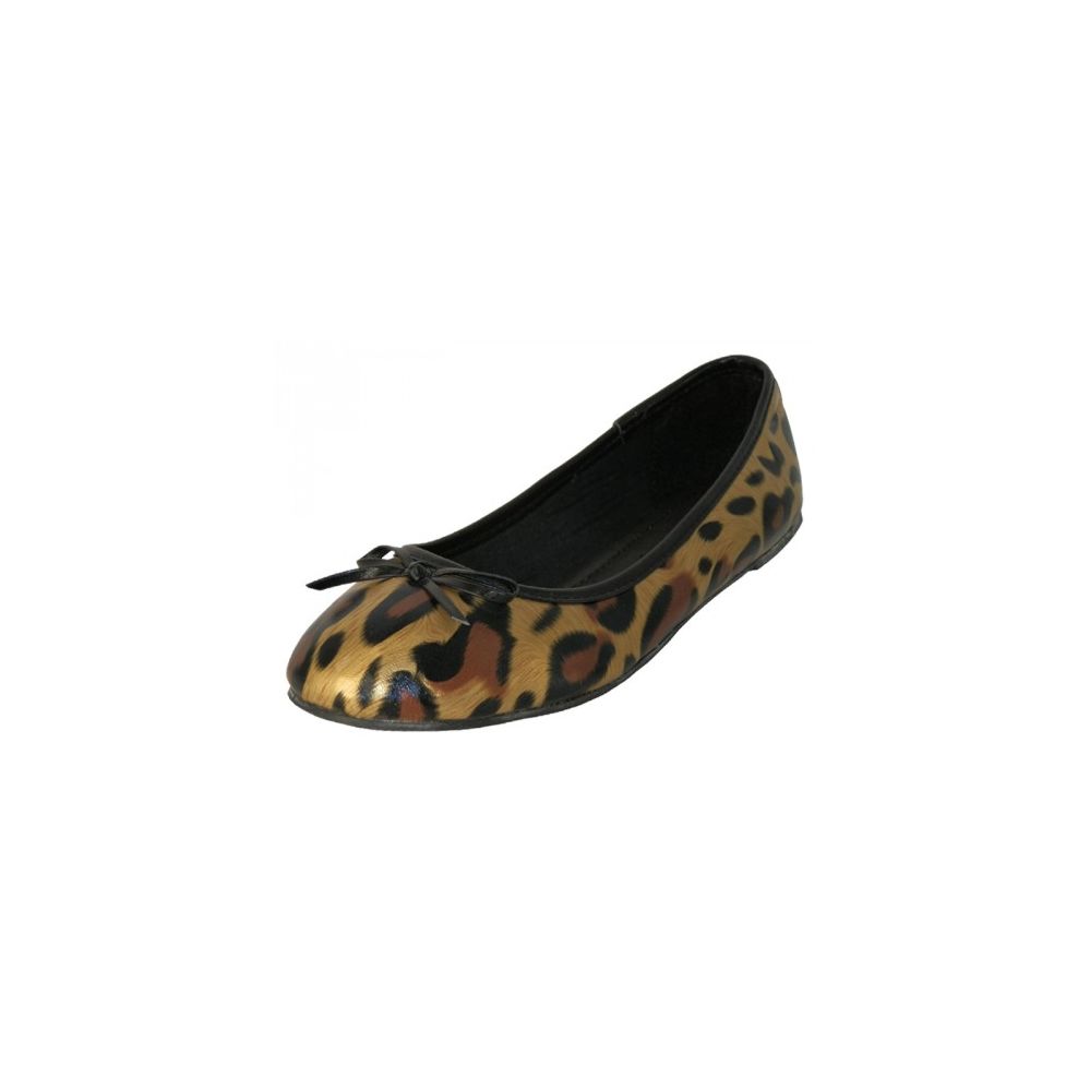 Wholesale Footwear Women's Ballet Flats Leopard Print