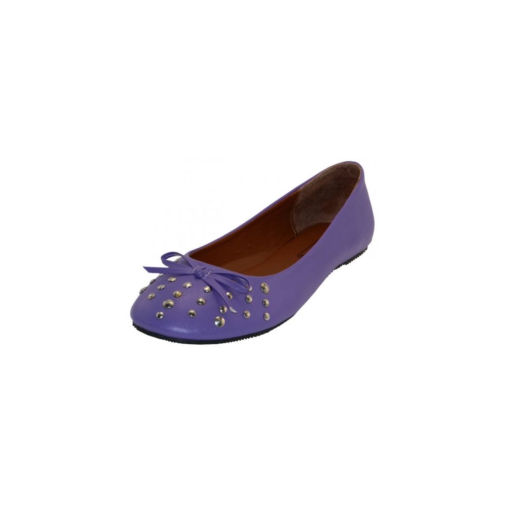 Wholesale Footwear Ladies' Studded Ballerina