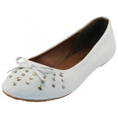 Wholesale Footwear Ladies' Studded Ballerina