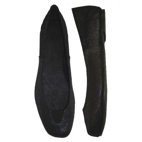 Wholesale Footwear Ladies' Square Toe W/ Elastic Ballerina
