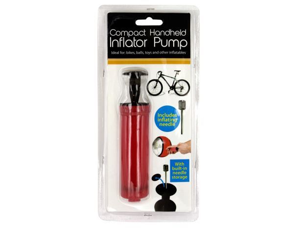 Wholesale Footwear 4.5'' Hand Air Pump W/ Inflator Needle
