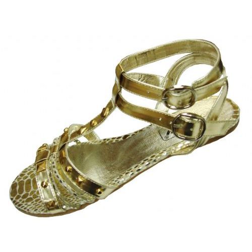 Wholesale Footwear Ladies' Studded Gladiator Size: 6-11