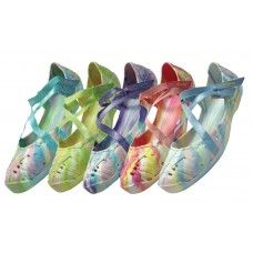 Wholesale Footwear Women's TiE-Dye CrisS-Cross Shoe