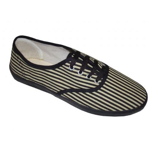 Wholesale Footwear Lady Canvas Stripe Cvo