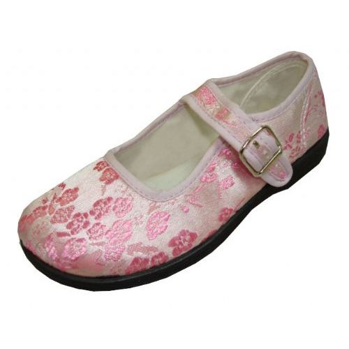 Wholesale Footwear Girl Brocade Maryjane Pink