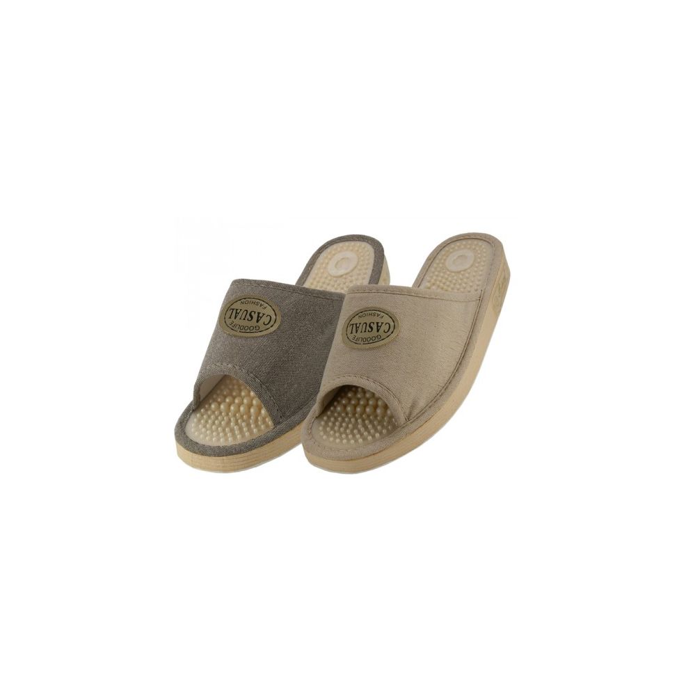 Wholesale Footwear Women's Open Toes Massage In Sole House Slippers