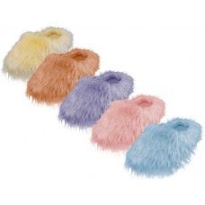 Wholesale Footwear Women's Hairy Plush Upper Close Toe House Slippers