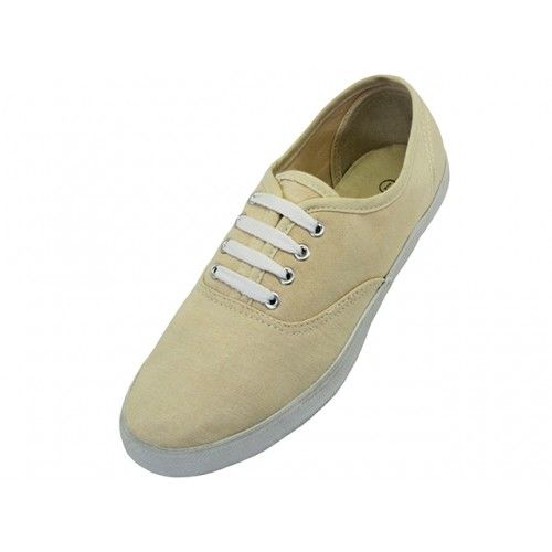 Wholesale Footwear Ladies' Chambray Lace Up 7-12