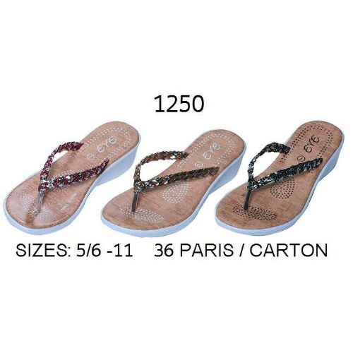 Wholesale Footwear Ladies Flip Flop With Braided Strap