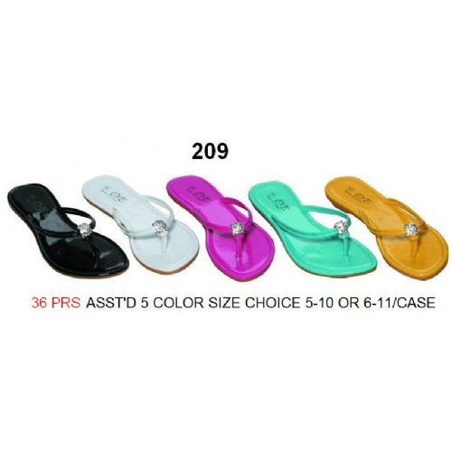 Wholesale Footwear Ladies Rhine Stone Flip Flop